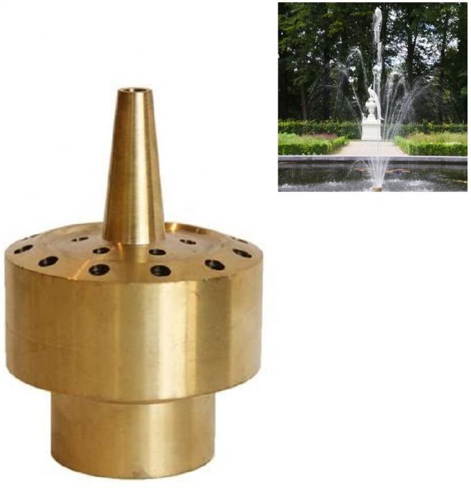 1.5" Fully Brass Blossom 3 Tiers Water Fountain Nozzle Jet Water Pond