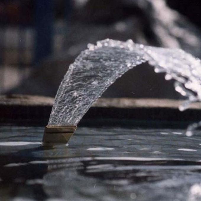 1" Fully Brass Adjustable Direction Fan Water Fountain Nozzle Jet Water