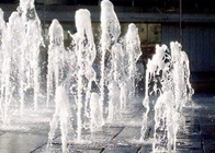 Fully Brass Dancing Dry Fountain Jet Nozzles Vertical Water Spray