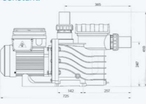 2023 EAKP100  1HP Swimming Pool  Pumps For Swimming Pool