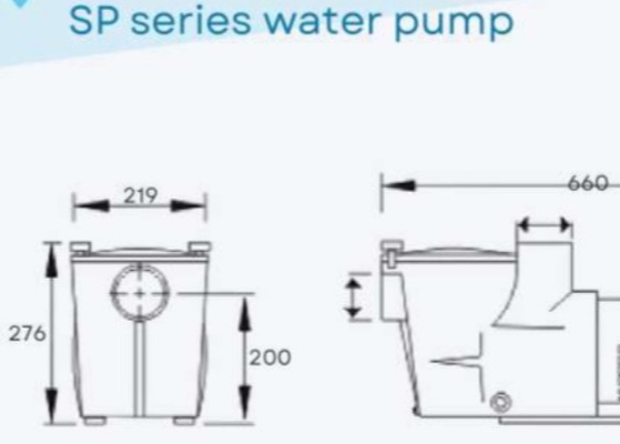 2023 SP1005  1HP Swimming Pool Water Pumps For Swimming Pool Using