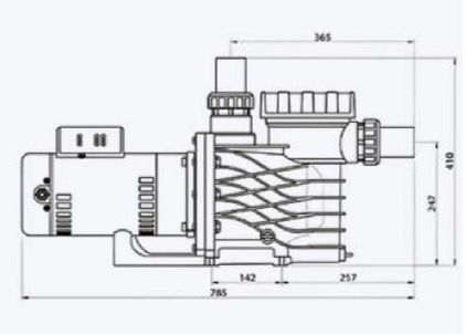 ASP100 Swimming Pool Water Pumps For Swimming Pool Using