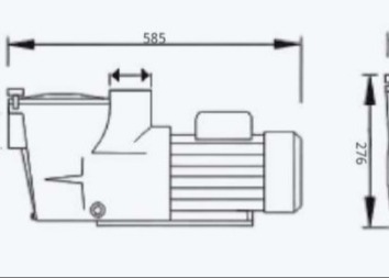SPA1005 Swimming Pool Water Pumps For Swimming Pool