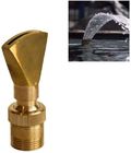 1&quot; Fully Brass Adjustable Direction Fan Water Fountain Nozzle Jet Water Pond Sprilker