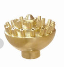 Brass 3 Tiers 2 Inch Blossom Water Fountain Jet Nozzle