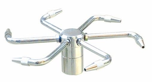 Stainless Steel Rotating Fountain Jet  Nozzle Fountain Spray Head Pond Fountain Nozzle