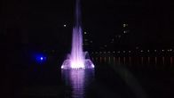 Colorful Lighted 1m SS304 Outdoor Musical Fountain Project