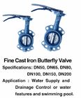 Pool Fountain Accessories Manual DN25 1 Inch Cast Iron Butterfly Valve