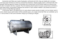 Stainless Steel Swimming Pool 2500mm Horizontal Sand Filters