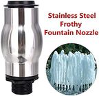 1&quot; Stainless Steel Plastic Frothy Foam Water Fountain Jet Nozzle