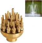 New Hot Sale 2&quot; Brass Ajustable 3 Layers Flower Blossom Water Fountain Jet Nozzles