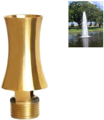 12m3/H Yellow Brass  Ice Tower Water Fountain Spray Heads
