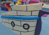 TUV Children Playground Ship Water Slide For Backyard  Resort