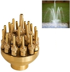 22m3/h Brass Ajustable 3 Layers Blossom Fountain Nozzle