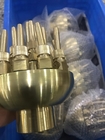 Brass Adjustable Fountain Nozzles Water Flow 25m3/h