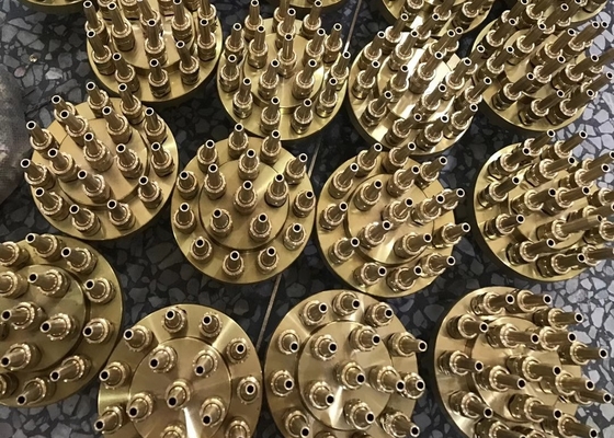Brass 3 Layers Flower Fountain Nozzle Jet 120Kpa Pressure