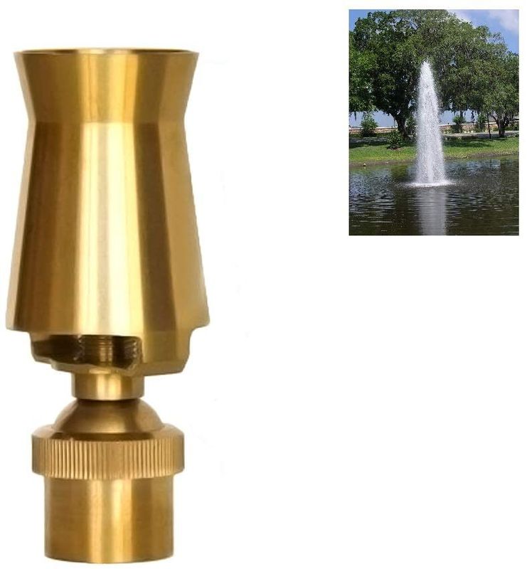 Brass Ice Tower 2.5 Inch DN65 Dancing Fountain Nozzles