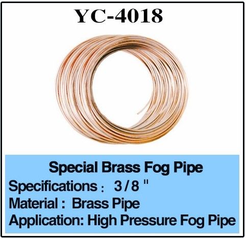 3/8&quot; High Pressure Copper Pipe For Mist Water Nozzle