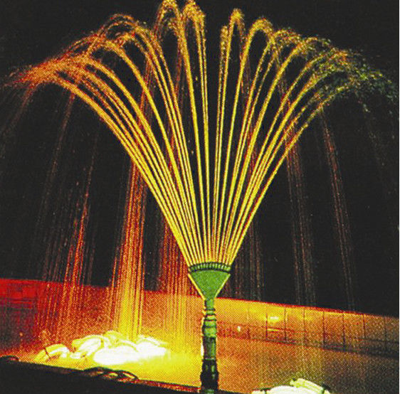 DN25 Brass Phoenix Tale 1&quot; Parabolic Dancing Fountain Nozzles