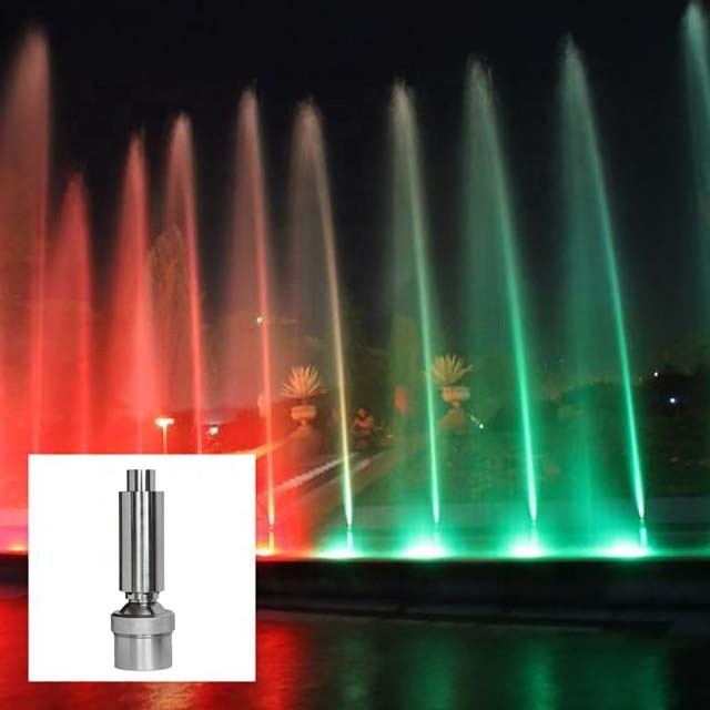 Colorful Water Music Dancing Frothy Fountain Nozzle Jet 25m3/h