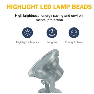 Garden 7000K 24V 6W IP68 Water Fountain Led Lights