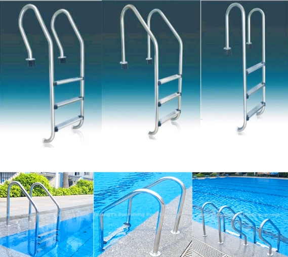 4 Steps 1.0mm Stainless Steel Swimming Pool Ladder