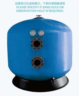 Send Less Pool Filter Ss SS1400 Swimming Pool Side Mount Sand Filter