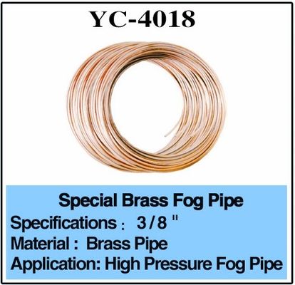 3/8" High Pressure Copper Pipe For Mist Water Nozzle